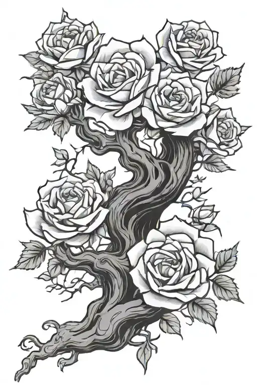 Roses Tree Dragonball