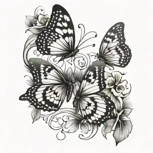 Feel The Love Writing With Two Butterflies Underneath