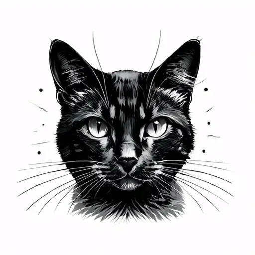 Minimalist Cat Silhouette
