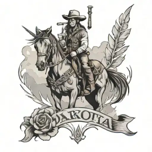 Western Style Tattoos Dakota