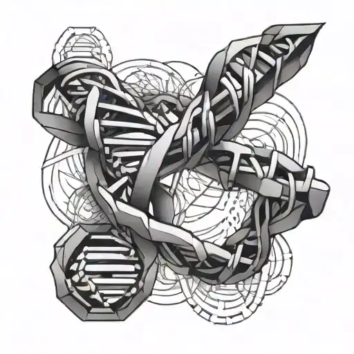 Geometric Dna Chain