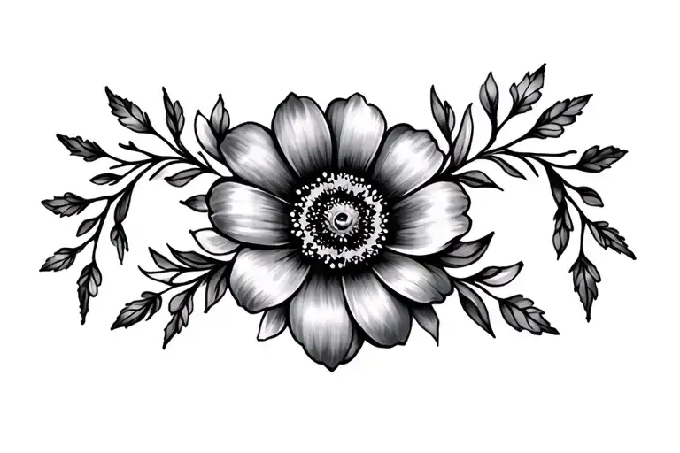 Circle Flower Border