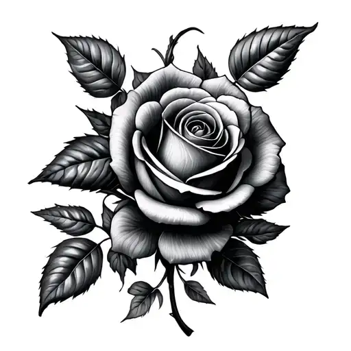 Dark Forest Rose Intertwined