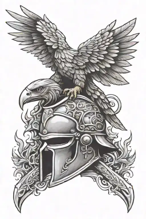 Eagle Skenderbeg Helmet Sword