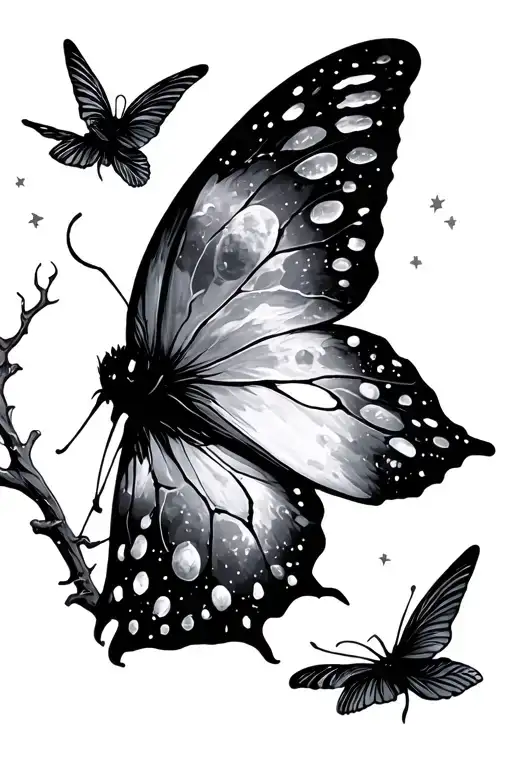 Moon Butter Fly Coming