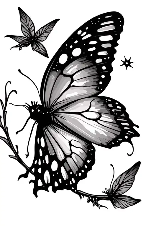 Moon Butter Fly Coming