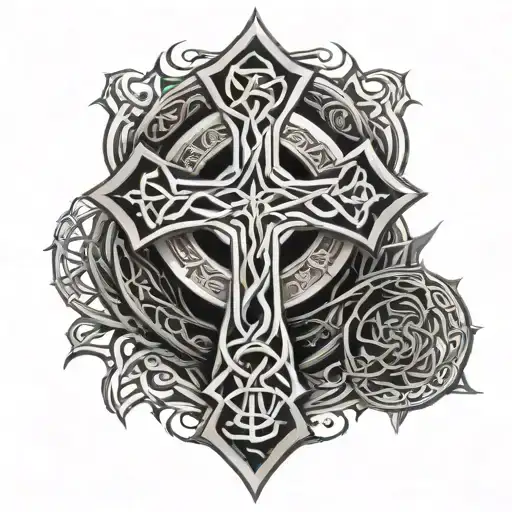 Celtic Cross With Shading