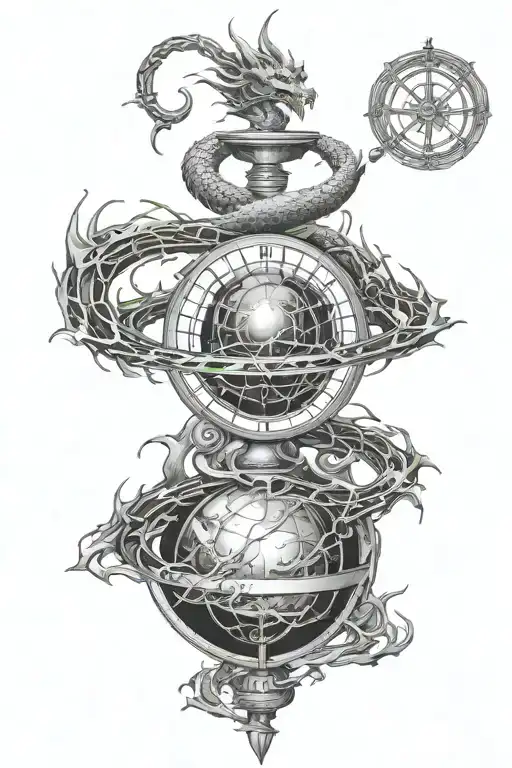 Dragon Armillary Sphere
