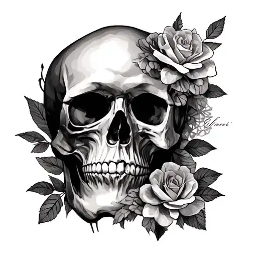 Skull Memento Mori Memento Vivere