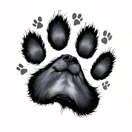 Pawprints To The Rainbow Bridge