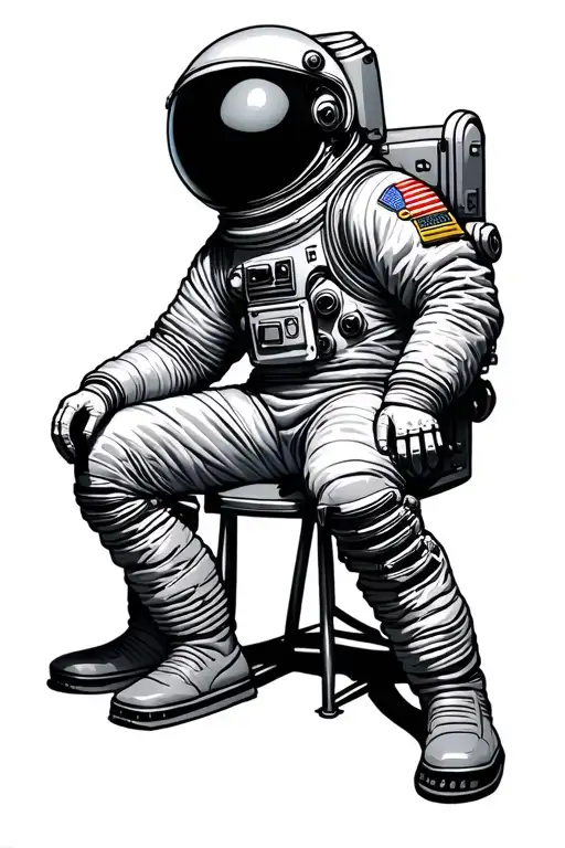 Astronaut Sitting