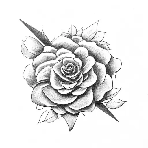 Flower With Word Familiy Written