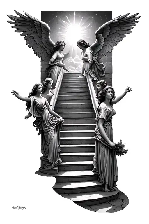 Stairway To Heaven With Angels