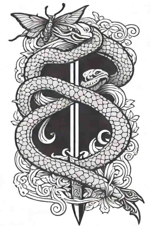 Snake Butterfly Sword