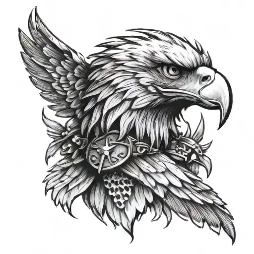 Eagle Warrior American Flag Incorporated