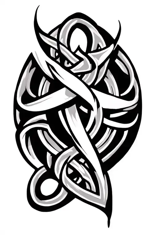 Celtic Knot And Tribal Design