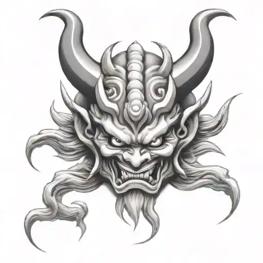 Oni Demon Mask