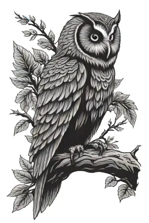 Nordic Totem Pole Owl