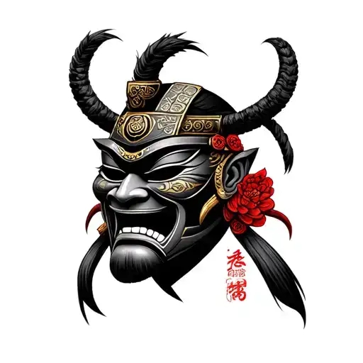 Japanese Samurai Mask