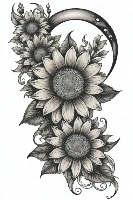 Daisy With Moon And Bracelets