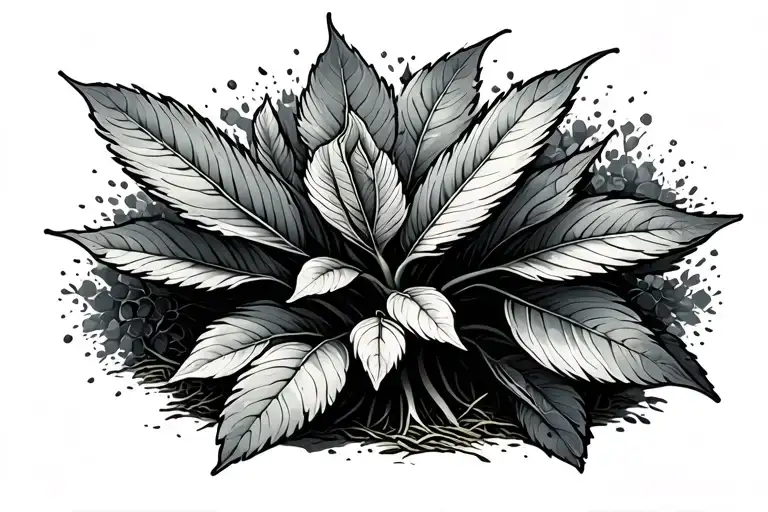 Plant Sprouting Through Concrete