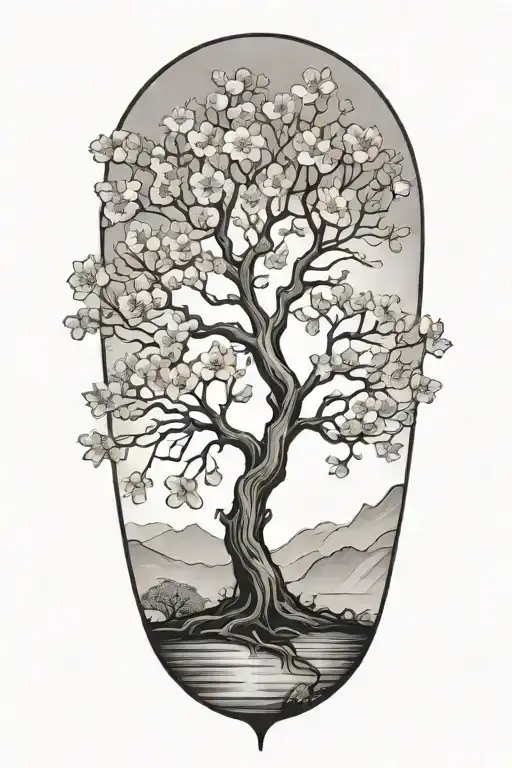 Cherry Blossom Tree Growing