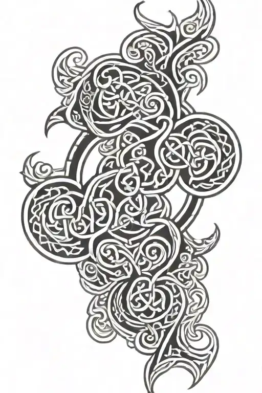 Celtic Pattern With Elements