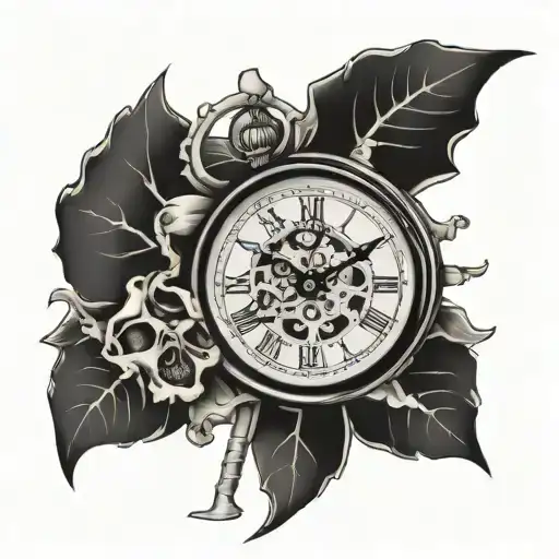 Clock Skeleton Bones