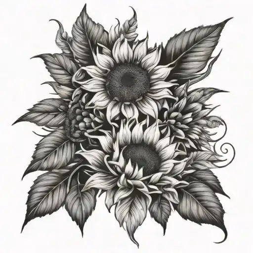 Sunflower Bouquet Wrapped