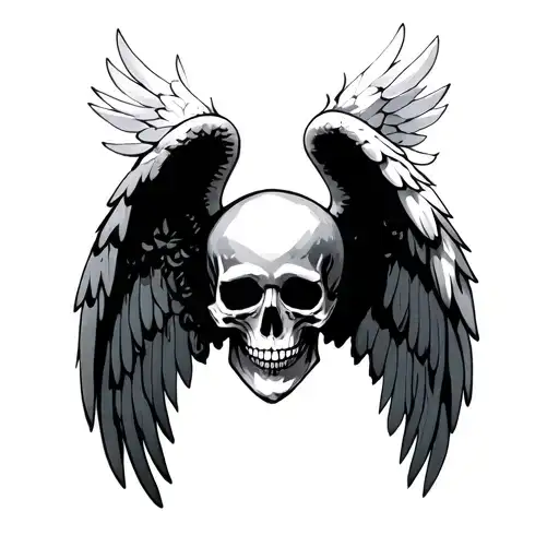 Skull And Angel