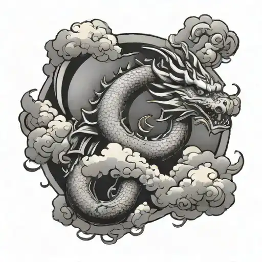 Clouds And Dragon