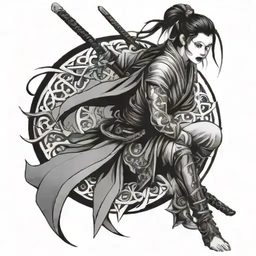 Woman Samurai Shade Vampire