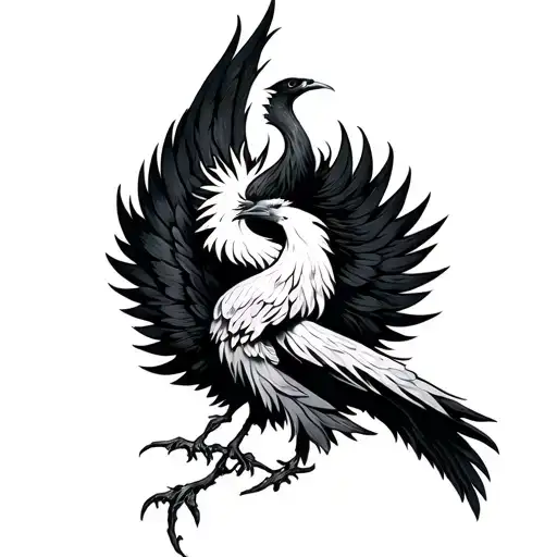 Phoenix With Back Phrase