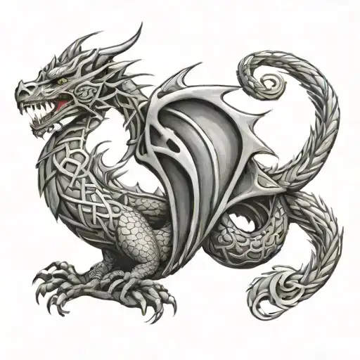 Dragon Celtic Knots