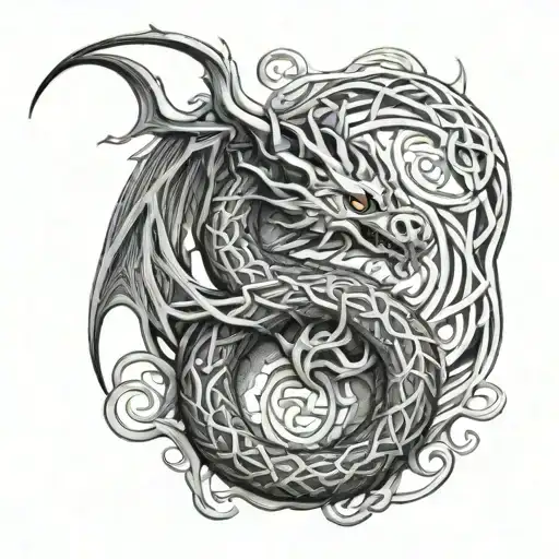 Dragon Celtic Knots