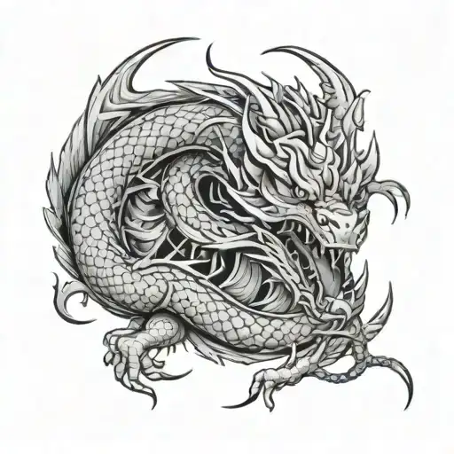 Dragon Tattoo Sleeve