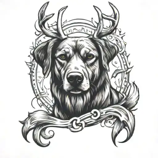 Deer Fish Duck Labrador Dog