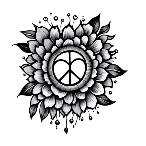 Unalome Peace Love And Happiness