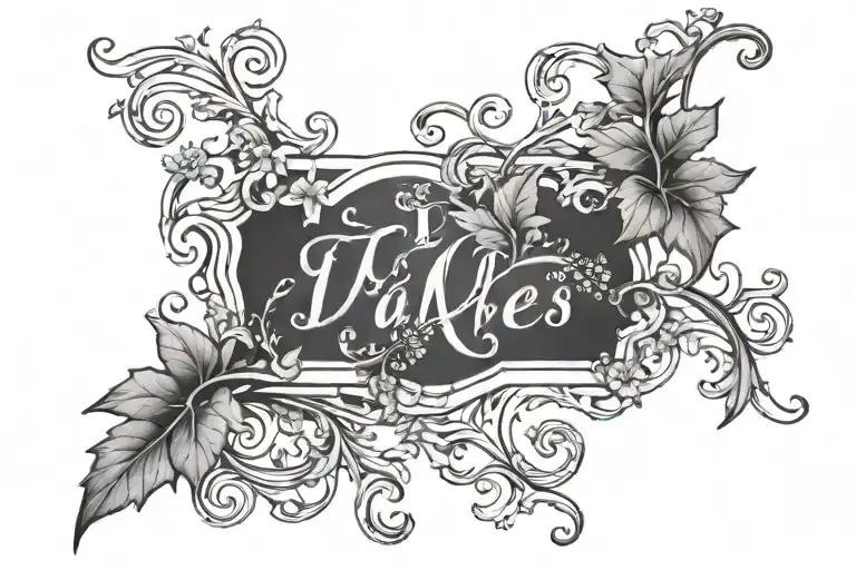 Vines With Bible Verse Notation Coming