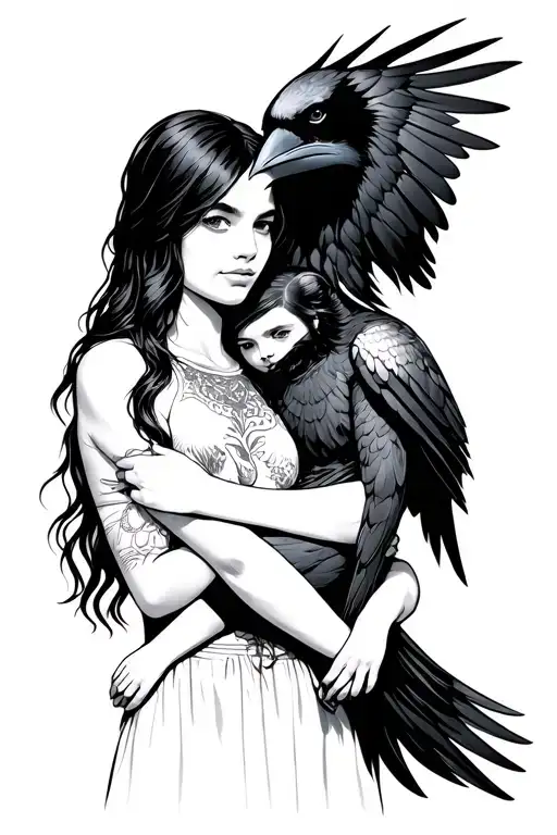 Raven Holding Treyton And Zaydyn