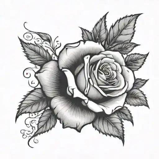 2005 With Rose Stem Underlining It