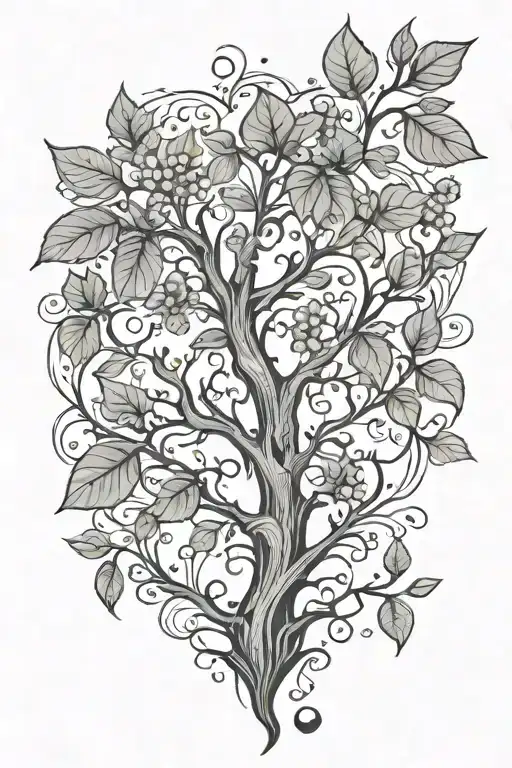 Dainty Pretty Poison Tree In Shape Of Heart Presented In A Feminine Way