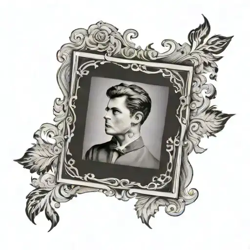 Rectangle Vintage Picture Frame Book