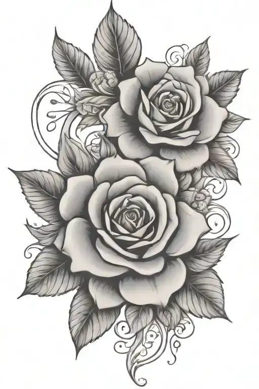 Flowers And Feminine Symbol