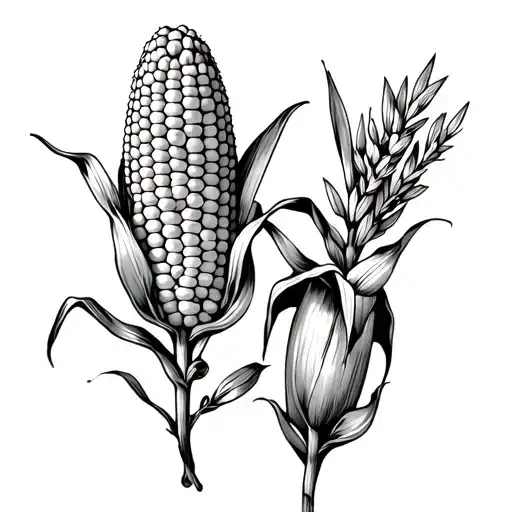 Corn On The Cobb And Alfalfa From Little Raskals