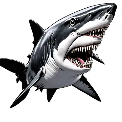 Ferocious Shark Realistic