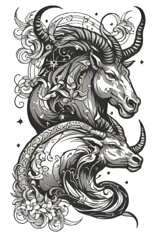 Capricorn And Capricorn Constellation