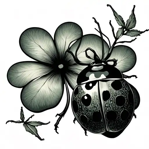 Shamrock And Ladybug