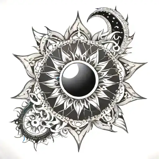 Sun Moon Star Mandala