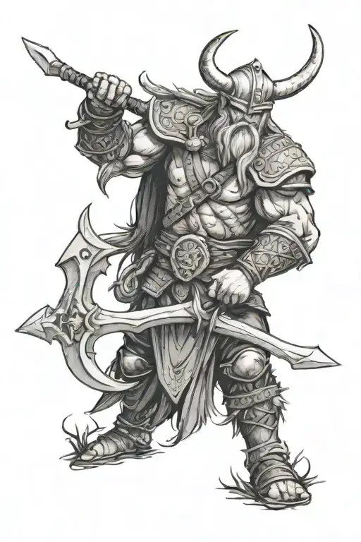 Viking Berserker Viking Warrior